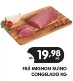 Supermercados Real Filé mignon suíno congelado kg oferta