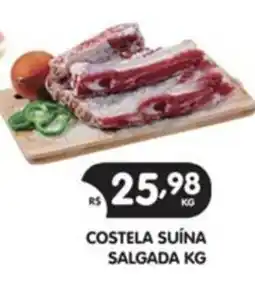 Supermercados Real Costela suína salgada oferta