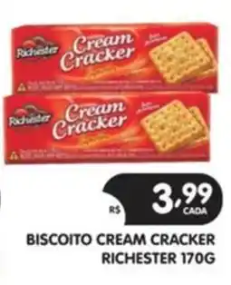 Supermercados Real Biscoito cream cracker richester oferta