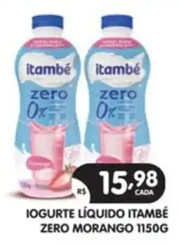 Supermercados Real Iogurte líquido itambé zero morango oferta