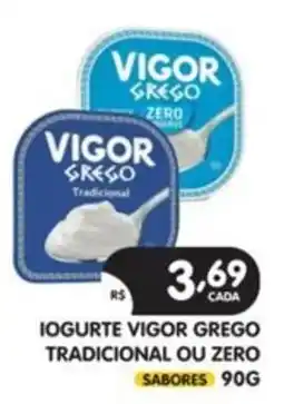 Supermercados Real Iogurte vigor grego tradicional ou zero oferta