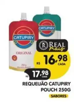 Supermercados Real Requeijão catupiry pouch oferta
