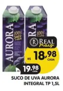 Supermercados Real Suco de uva aurora integral oferta
