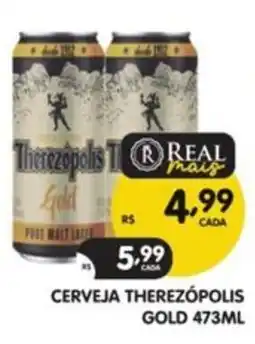 Supermercados Real Cerveja therezópolis gold oferta