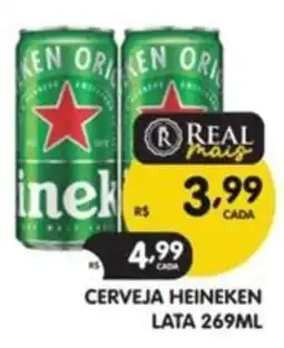 Supermercados Real Cerveja heineken oferta