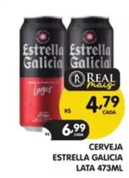 Supermercados Real Cerveja estrella galicia oferta
