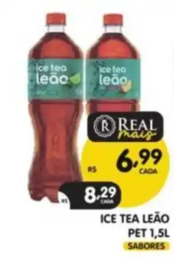 Supermercados Real Ice tea leão oferta