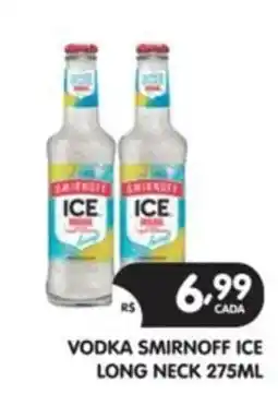 Supermercados Real Vodka smirnoff ice long neck oferta