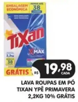 Lava roupas em pó tixan ypê primavera