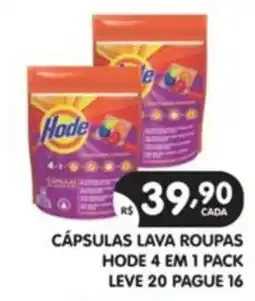 Supermercados Real Cápsulas lava roupas hode 4 em 1 pack oferta