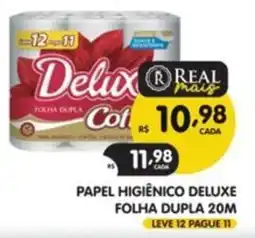 Supermercados Real Papel higiênico deluxe folha dupla oferta