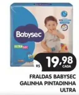 Supermercados Real Fraldas babysec galinha pintadinha ultra oferta
