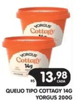 Supermercados Real Queijo tipo cottage 14g oferta