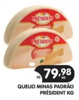 Supermercados Real Queijo minas padrão président oferta