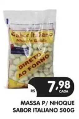 Supermercados Real Massa p/ nhoque sabor italiano oferta