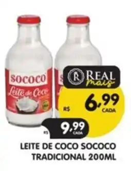 Supermercados Real Leite de coco sococo tradicional oferta