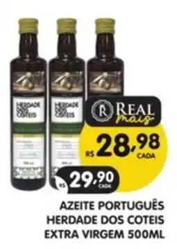 Supermercados Real Azeite português herdade dos coteis extra virgem oferta