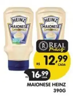Supermercados Real Maionese heinz oferta