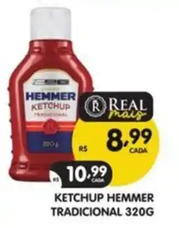 Supermercados Real ketchup hemmer tradicional oferta