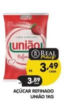 Supermercados Real Açúcar refinado união oferta