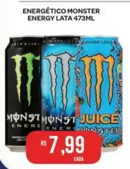 Atacadão Dia a Dia Energético monster oferta
