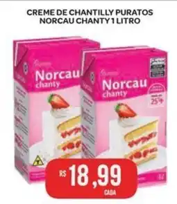 Atacadão Dia a Dia Creme de chantilly puratos norcau chanty oferta