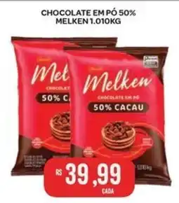Atacadão Dia a Dia Chocolate em pó 50% cacao melken oferta