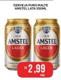 Atacadão Dia a Dia Cerveja puro malte amstel lata oferta