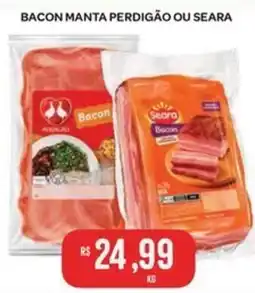 Atacadão Dia a Dia Bacon manta perdigão ou seara oferta