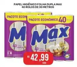 Atacadão Dia a Dia Papel higiênico folha dupla max oferta