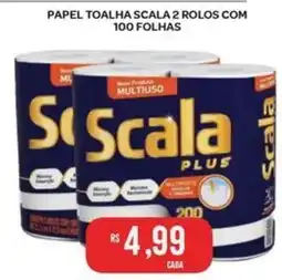Atacadão Dia a Dia Papel toalha scala 2 rolos oferta