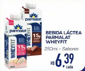 Bebida láctea parmalat wheyfit
