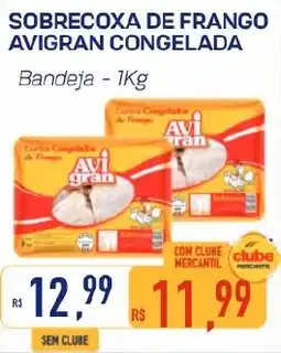 Mercantil Rodrigues Sobrecoxa de frango avigran congelada oferta
