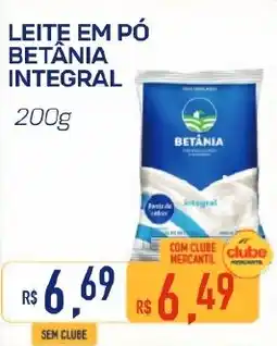 Mercantil Rodrigues Leite em pó betânia integral oferta