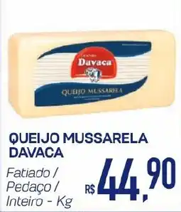 Mercantil Rodrigues queijo mussarela davaca oferta