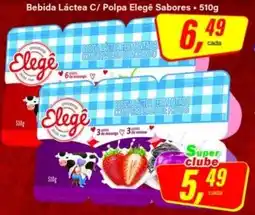 Rede Supermarket Bebida Láctea C/ Polpa Elegê Sabores oferta