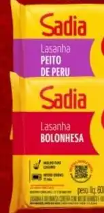 Rede Supermarket Lasanha peito de peru oferta