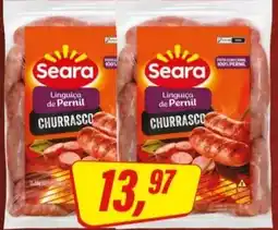 Rede Supermarket Linguiça de Pernil Churrasco oferta