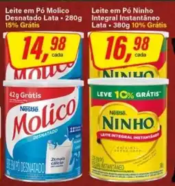 Rede Supermarket Leite em Pó Molico Desnatado Lata oferta
