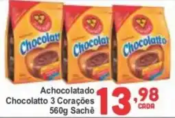 Rede Super Compras Achocolatado Chocolatto 3 Corações oferta