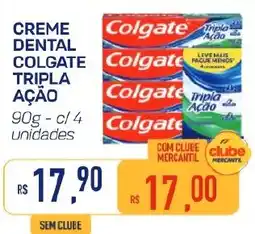 Mercantil Rodrigues Creme dental colgate tripla ação oferta