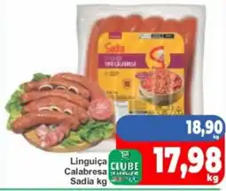 Rede Super Compras Linguiça Calabresa Sadia oferta