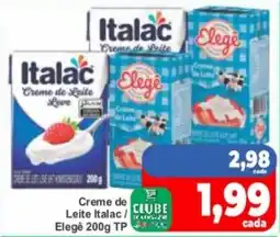 Rede Super Compras Creme de Leite Italac / Elegê 200g TP oferta