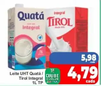 Rede Super Compras Leite UHT Quatá / Tirol Integral oferta
