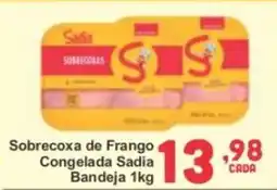 Rede Super Compras Sobrecoxa de Frango Congelada Sadia oferta