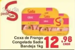 Rede Super Compras Coxa de Frango Congelada Sadia oferta
