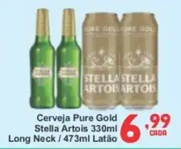 Rede Super Compras Cerveja Pure Gold Stella Artois oferta
