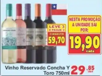 Rede Super Compras Vinho reservado concha y toro oferta