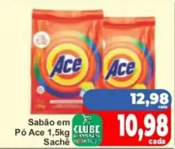 Rede Super Compras Sabão em Pó Ace 1,5kg Sache oferta