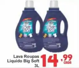 Rede Super Compras Lava Roupas Liquido Big Soft oferta